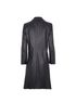 Max Mara Long Leather Coat, back view