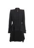 Alexander McQueen Asymmetric military coat, front view