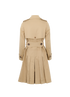 Miu Miu Pleated Trench Coat, back view