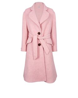 Pre-loved Miu Miu Belted Wool Coat - £750