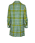 Miu Miu Houndstooth Double Breasted Coat, back view