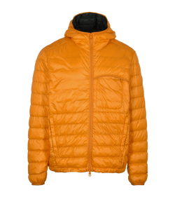 Moncler Thin Puffer Jacket, Mens, Down, Orange, UK 44, 2*