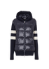 Moncler Tricot Jacket, £650, Clothing, Black, Down Feathers/Polyester (Polymer), Front view