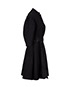 Moschino Balloon Sleeve Belted Coat, side view
