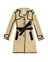 Moschino Mesh Belted Trench Coat, front view