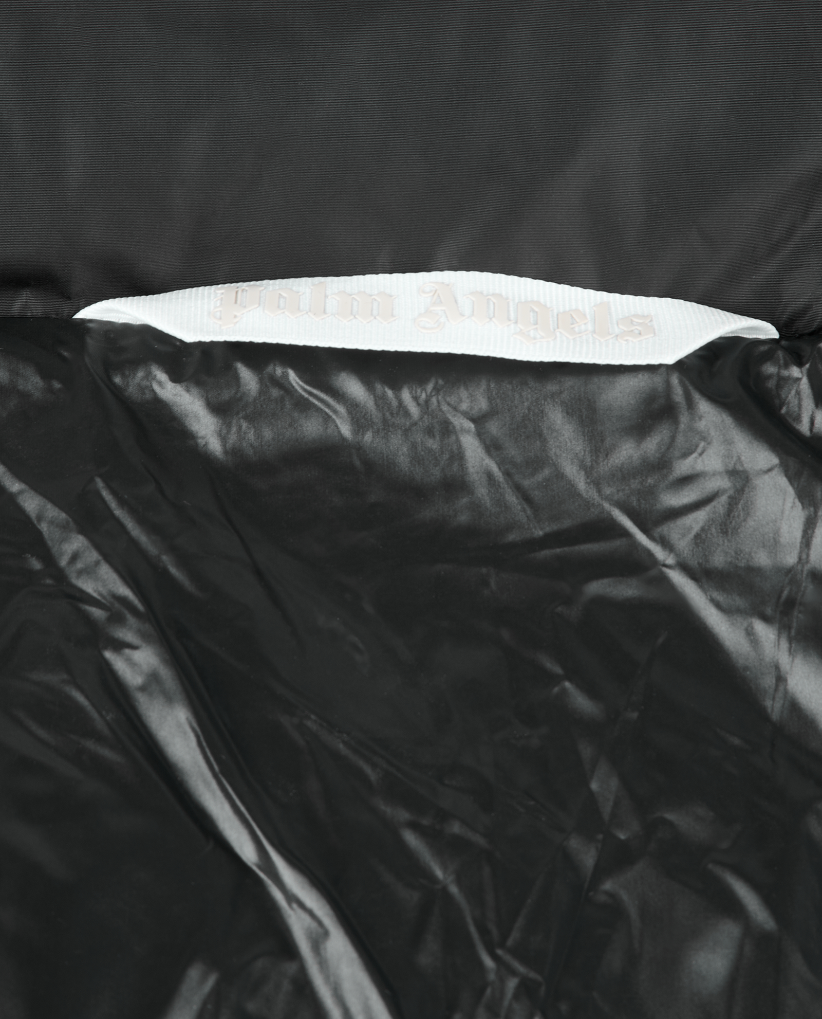 Palm Angels Detachable Hood Puffer, &pound;395, Clothing, Black, Polyester (Polymer), Other view