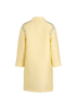 Prada Crystal-Embellished Coat, &pound;450, Clothing, Yellow, Polyester (Polymer), Back view