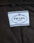 Prada Belted Long Logo Puffer Coat, &pound;2,500, Clothing, Black, Nylon, Other view