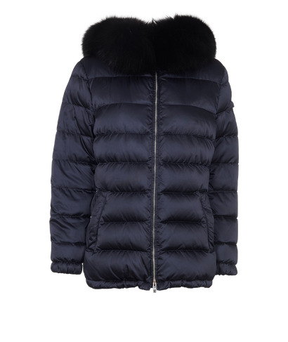 Prada Fur Hood Puffer, front view