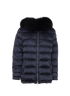 Prada Fur Hood Puffer, front view