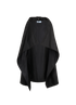Prada Cape With Detachable Hood, &pound;450, Clothing, Black, Polyester (Polymer), Front view