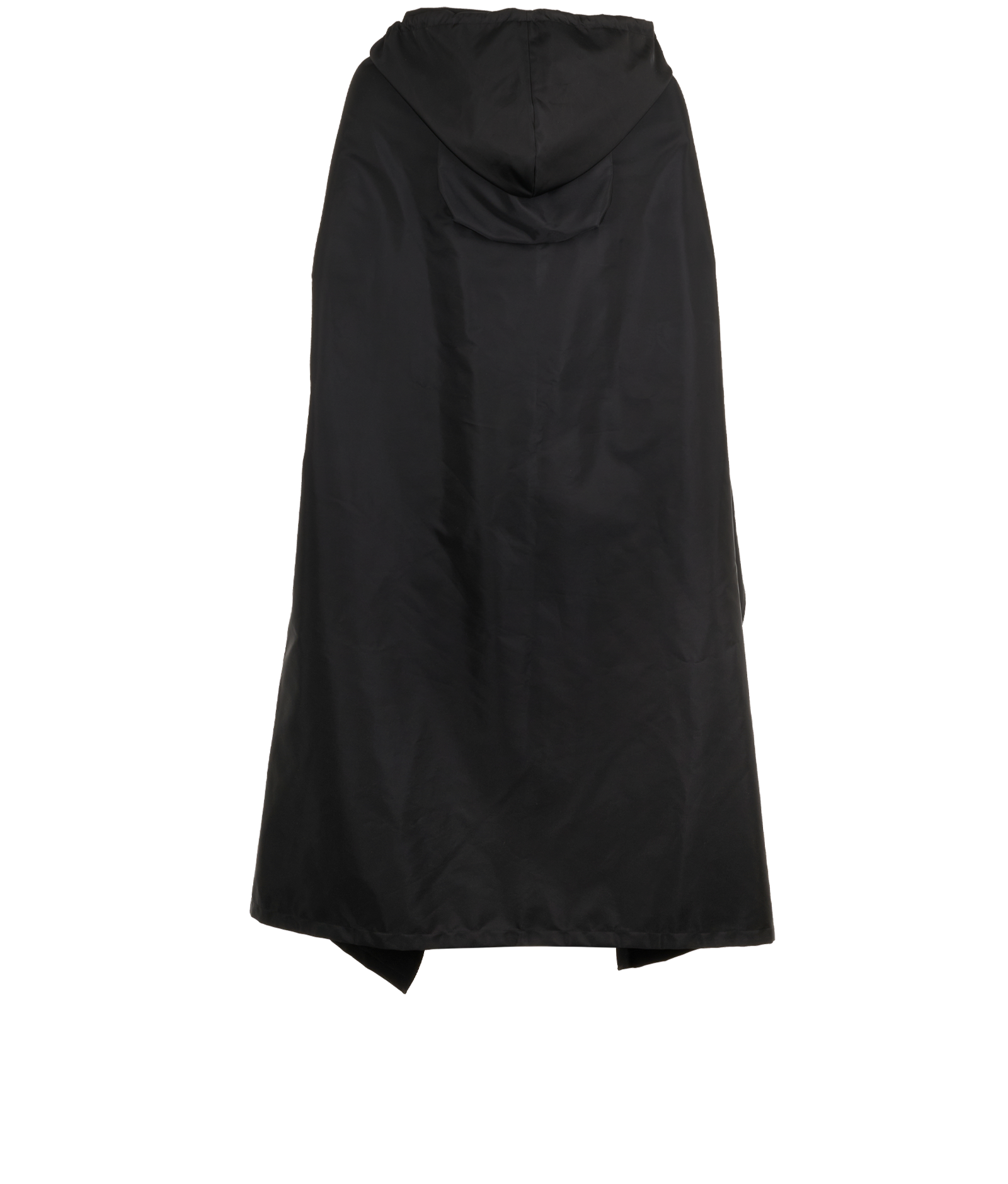 Prada Cape With Detachable Hood, &pound;450, Clothing, Black, Polyester (Polymer), Back view