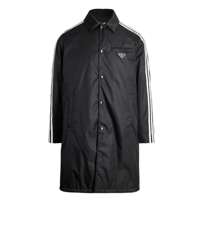 Prada X Adidas Re-Nylon Car Coat, front view