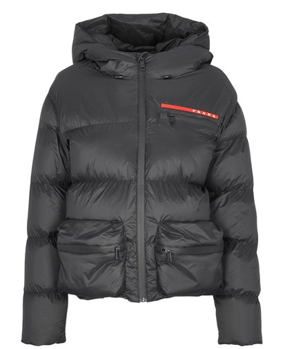 Prada Puffer Coat, front view