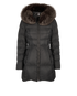 Prada Fur Hood Puffer, front view