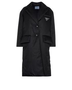 【PRADA】RE-NYLON COAT Prada-Black-Silver-Re-Nylon-