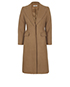 Prada Camel Fitted Coat, front view