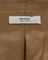 Prada Camel Fitted Coat, other view