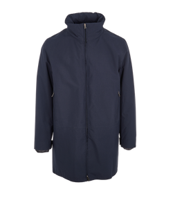 Prada Gore-Tex Parka, Mens, Nylon/Poly, Blue, Sz XL, 2*