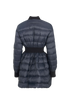 REDValentino Cinched Waist Down Coat, back view