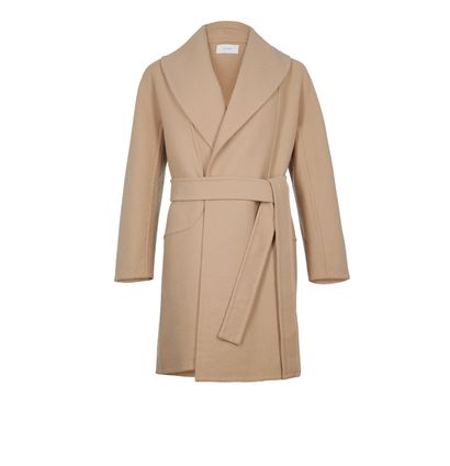 The Row Maddy Belt Coat, front view