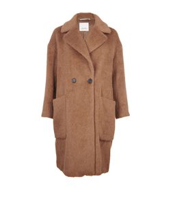 S' Max Mara Teddy Coat, Alpaca Wool, Brown, UK12, 3*