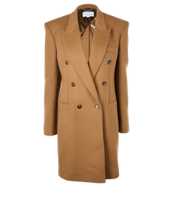Stella McCartney Double Face Coat, Wool, Brown, UK10, 3*