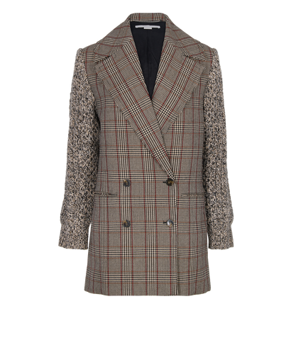 Stella McCartney Houndstooth Short Coat, front view