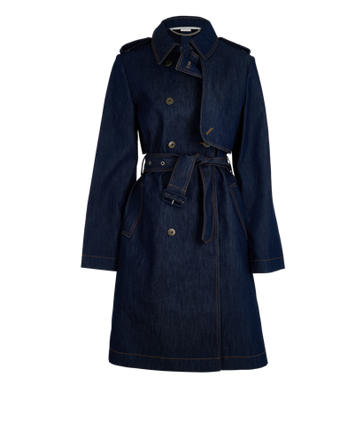Stella McCartney Denim Trench, front view