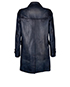Valentino Leather Trench Coat, back view