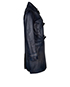 Valentino Leather Trench Coat, side view