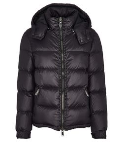 Valentino Rockstud Puffer Coat, Polyamide, Black, UK10, 3*