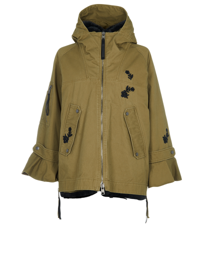 REDValentino Lined Zip Up Parka, front view