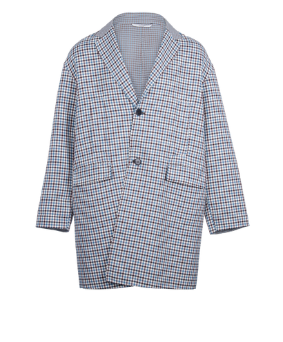 Valentino Check Coat, front view