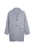 Valentino Check Coat, front view