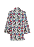 RED Valentino Birds Print Coat, back view