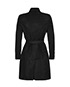 Versace Button Detail Rain Mac Trench Coat, back view
