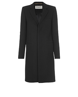 Saint Laurent Masculine Coat, Wool, Black, DC, 8, 3*