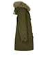 YSL Hooded Parka, side view