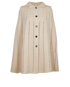 Saint Laurent Crochet Cape, front view