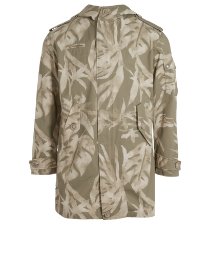 Saint Laurent Camo Parka, &pound;250, Clothing, Beige/Green, Cotton, Front view