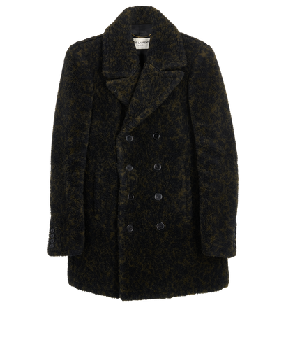 Saint Laurent Teddy Coat, front view