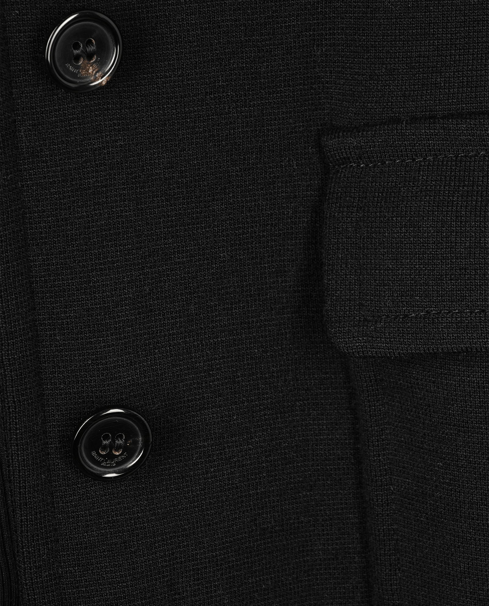 Saint Laurent Belted Coat, &pound;495, Clothing, Black, Wool, Other view