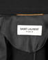 Saint Laurent Belted Coat, &pound;495, Clothing, Black, Wool, Other view