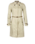 Burberry Single Breasted Trench Coat, front view