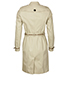 Burberry Single Breasted Trench Coat, back view
