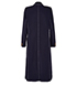 Burberry Purple Duster Coat, back view