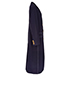 Burberry Purple Duster Coat, side view