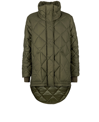 Burberry Diamond Quilted Hooded Coat, front view