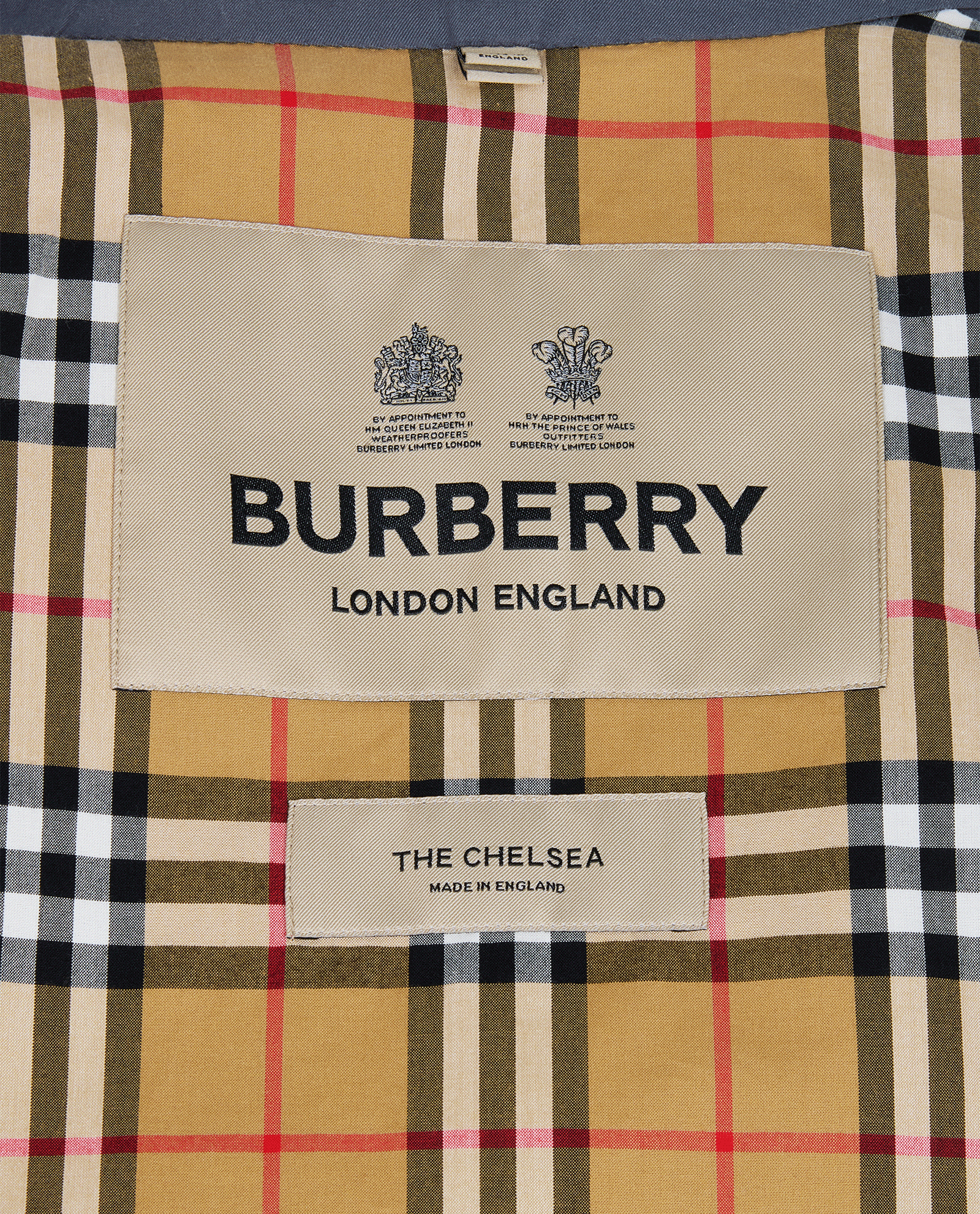 Burberry Chelsea Trench Coat, &pound;620, Clothing, Grey, Cotton, Other view